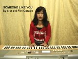 Someone Like You cover by 8 year old asian girl