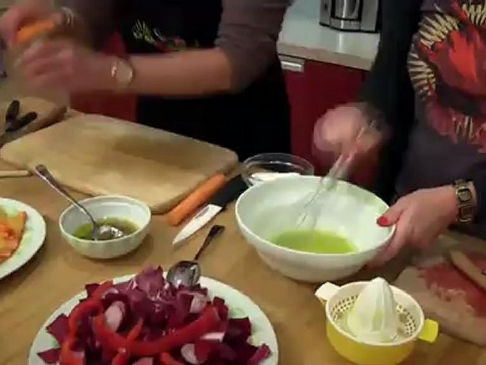 Modern cuisine and retro kitchen