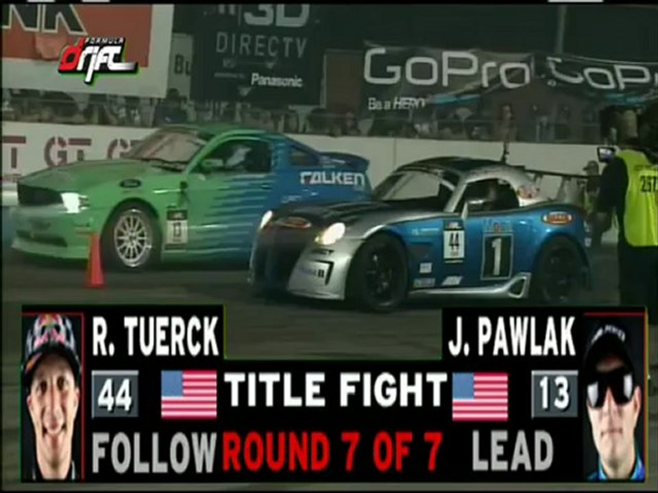 Ryan Tuerck vs Justin Pawlak in Top 16 Formula Drift Round 7