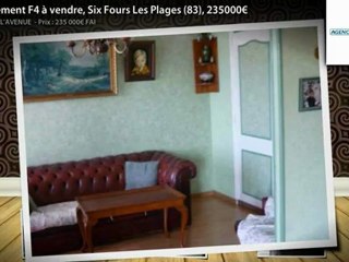 Appartement F4 à vendre, Six Fours Les Plages (83), 235000€