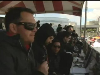 Matt Powers at Formula Drift Round 1, Long Beach California 2011 qualifying