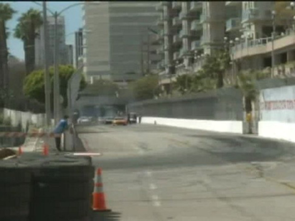 MIKE FEIOCK #222 at Formula Drift Round 1, Long Beach California 2011 qualifying