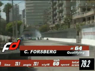 DARREN MCNAMARA at Formula Drift Round 1, Long Beach California 2011 qualifying