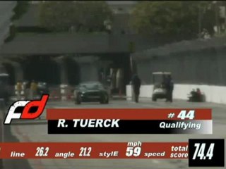 VAUGHN GITTIN at Formula Drift Round 1, Long Beach California 2011 qualifying