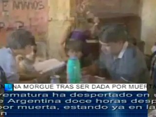 Bebé despierta en una morgue tras ser dada por muerta