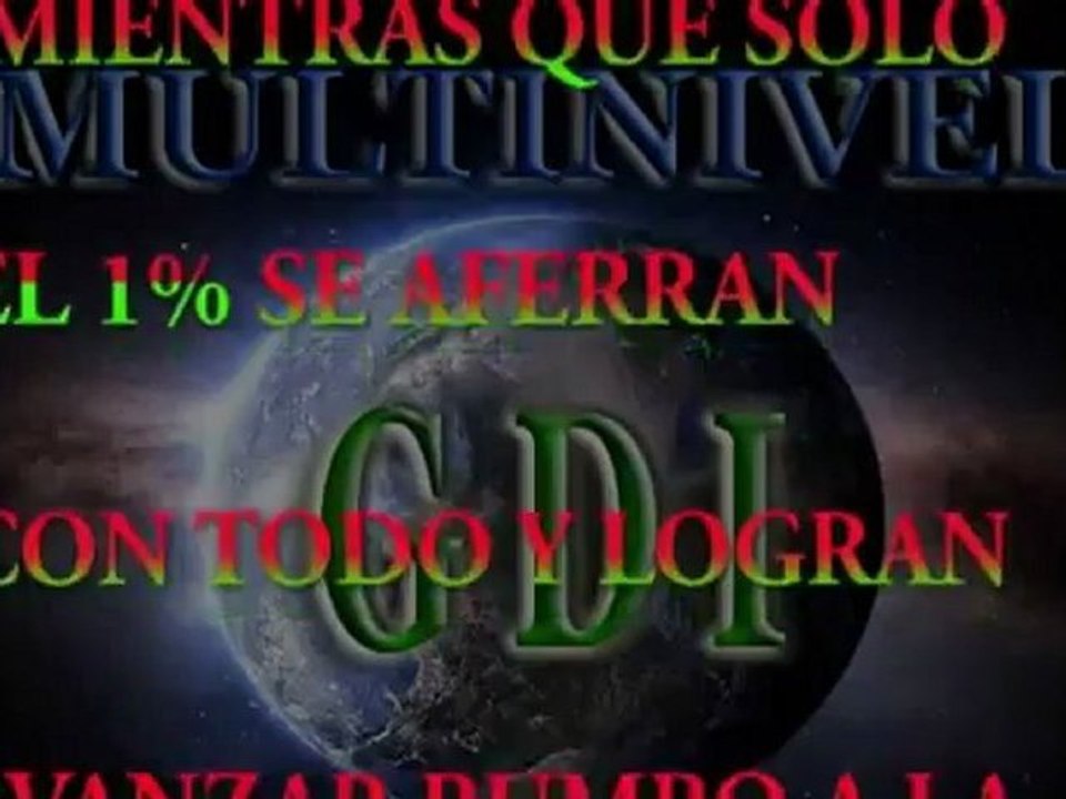 NEGOCIO POR INTERNET MULTINIVEL CON  GDI RUMBO ALA META VERDADERO DESAFIO