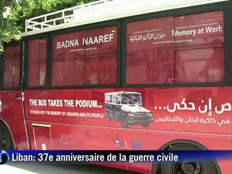 Liban: un bus de la paix pour les 37 ans de la Guerre civile
