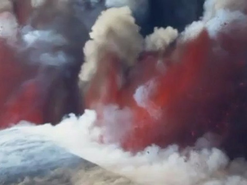 Mount Etna erupts