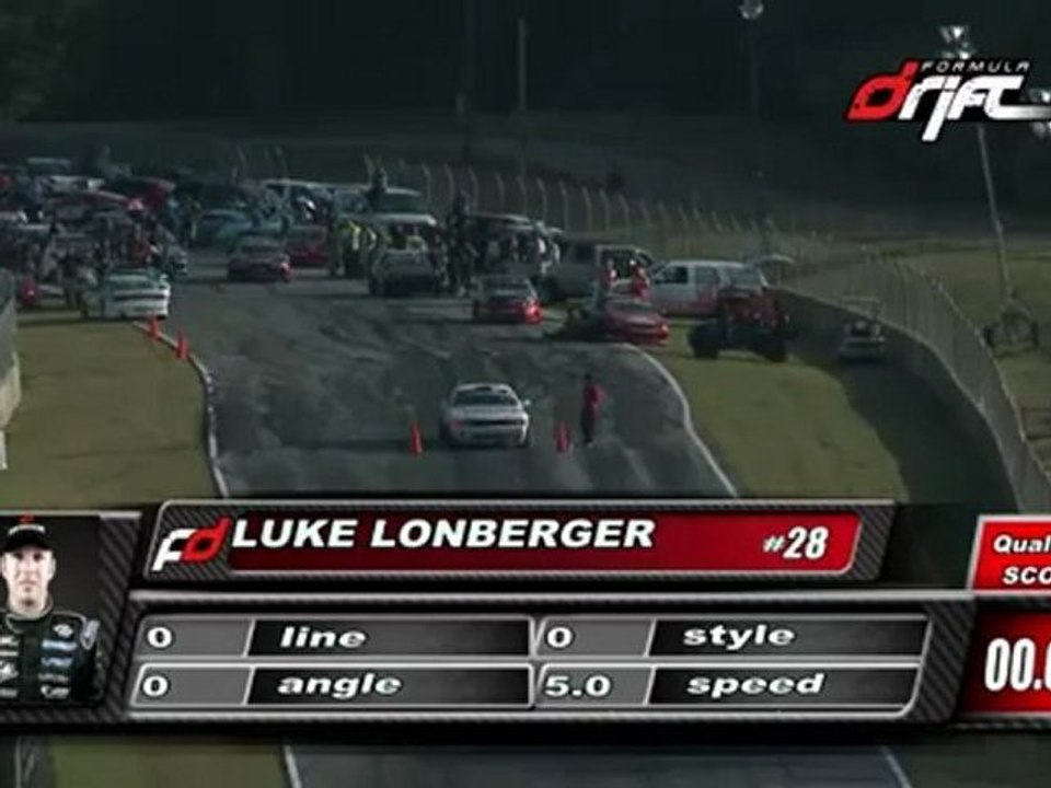 LUKE LONBERGER at Formula Drift Round 2, 2nd qualifying run, Atlanta 2011