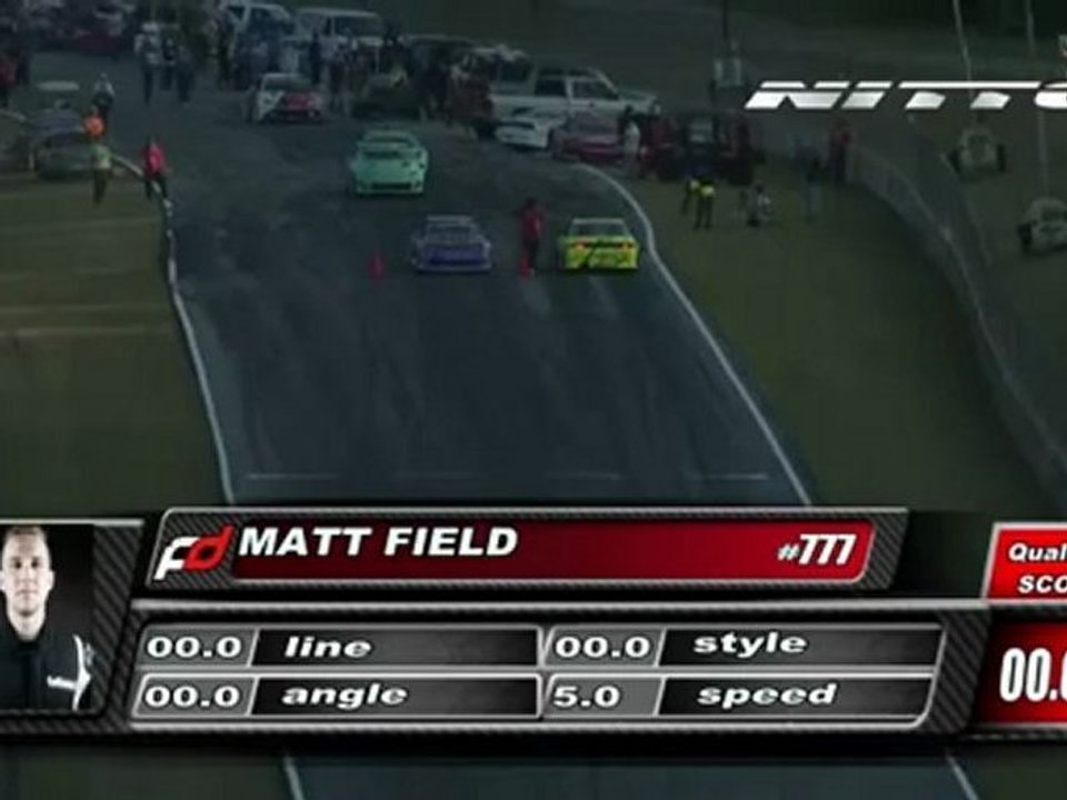 MATT FIELD at Formula Drift Round 2, 2nd qualifying run, Atlanta 2011