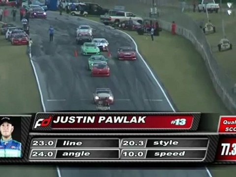 JUSTIN PAWLAK at Formula Drift Round 2, 2nd qualifying run, Atlanta 2011
