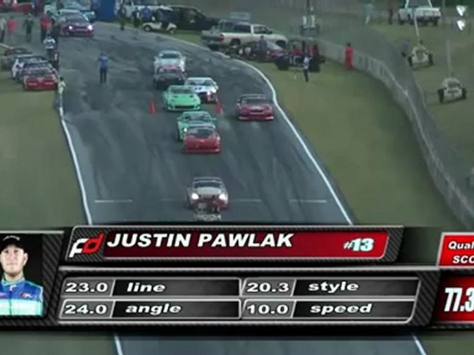 JUSTIN PAWLAK  at Formula Drift Round 2, 2nd qualifying run, Atlanta 2011