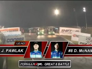 DARREN MCNAMARA vs JUSTIN PAWLAK at Round 2 Road Atlanta 2011 great 8