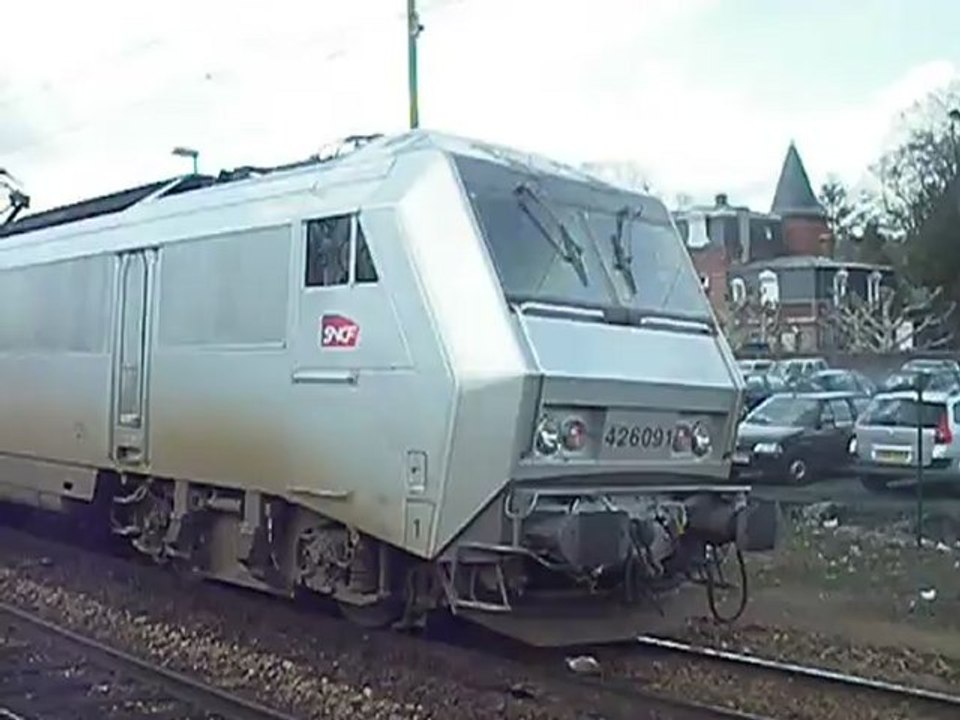 Départ de la BB26091 sur le 3306