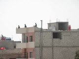 فري برس ريف دمشق معضمية الشام إنتشار كلاب الأسد على المباني 13 04 2012 Damascus
