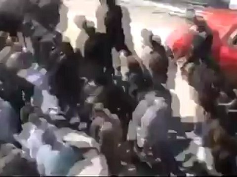 فري برس ريف دمشق مضايا تشييع الشهيد بإذن الله محمد حسين النموس 12 4 2012‎ Damascus