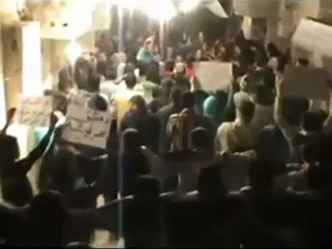 فري برس دمشق نهر عيشة مسائية رائعة رغم الحصار الامني12 4 2012 Damascus