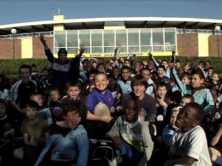 Les enfants du rugby essonnien chantent l'hymne à l'ovalie