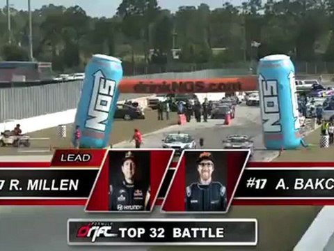 AURIMAS BAKCHIS vs RHYS MILLEN @ Formula Drift Palm Beach Round 3 Top 32