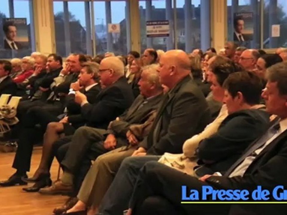 Henri Guaino en meeting à Gray