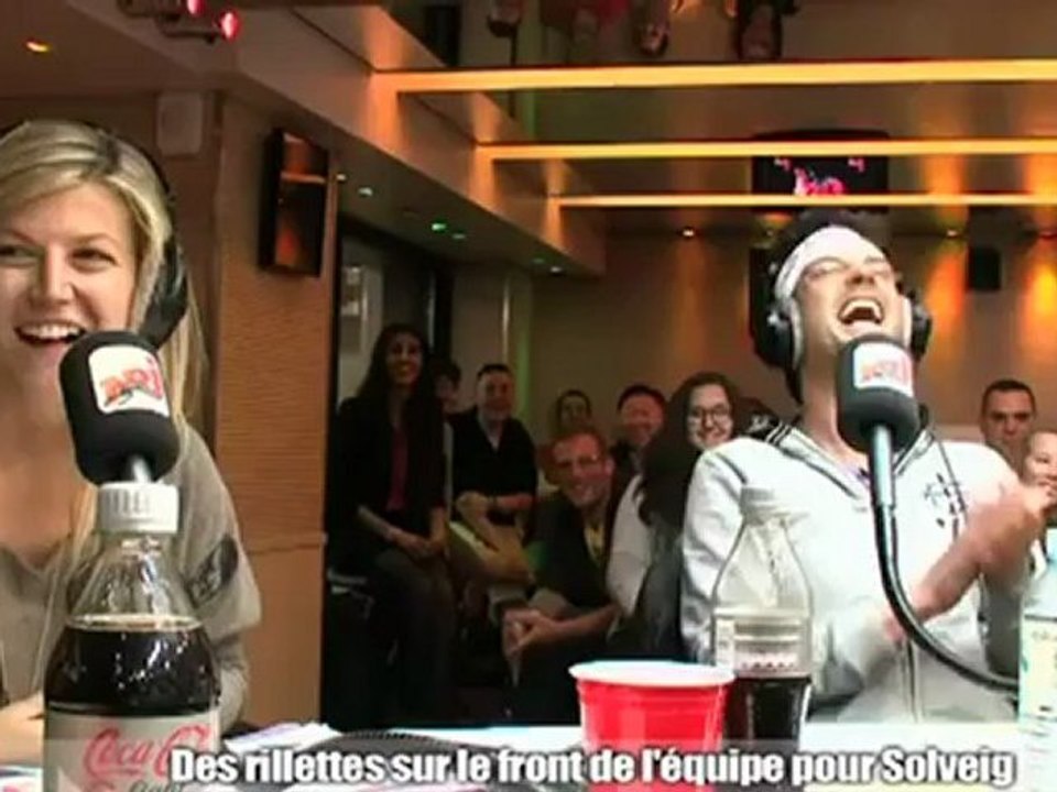 Des rillettes sur le front de léquipe pour Solveig