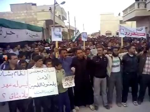 فري برس ادلب كفرومة سكابا حزينة في جمعة ثورة لكل السوريين 13 4 2012 Idlib