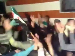 فري برس ريف دمشق مسائية الثوار في الذيابية 12 4 2012 Damascus