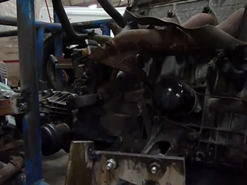 premier demarrage du moteur R25 du Buggy