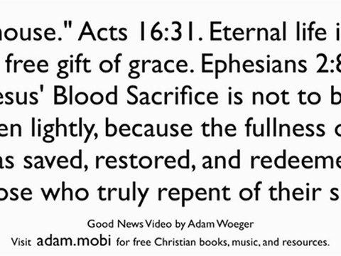 Good News - The Gospel - Christian Evangelism Video - Salvation - KJV Bible