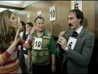 Sexy woman on blind date with losers