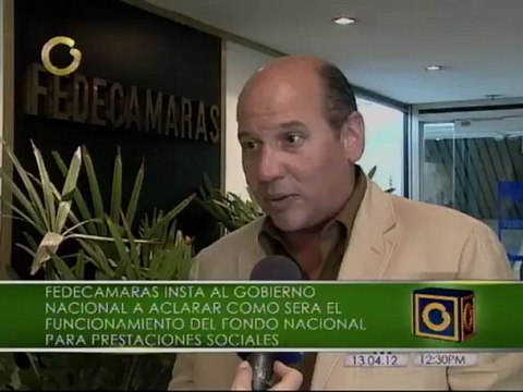 Fedecámaras: retiro masivo de prestaciones demuestra desconfianza hacia el Gobierno