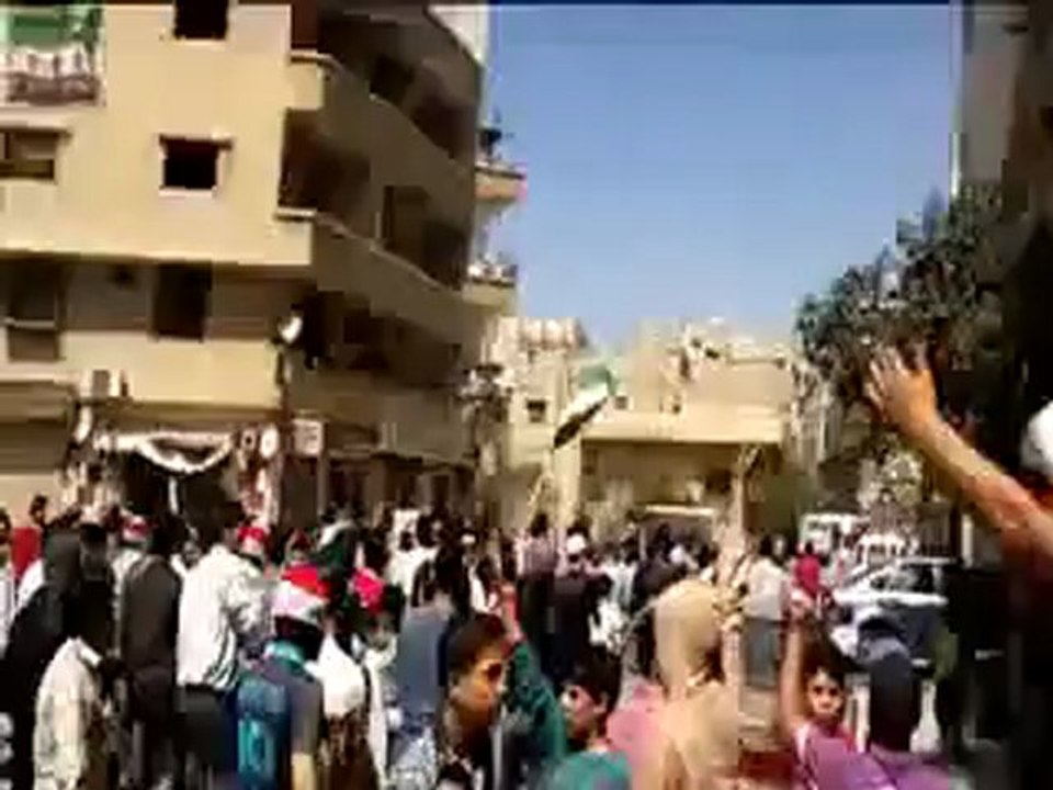 فري برس ريف دمشق التل مظاهرة احرار التل 13 4 2012ج8 Damascus