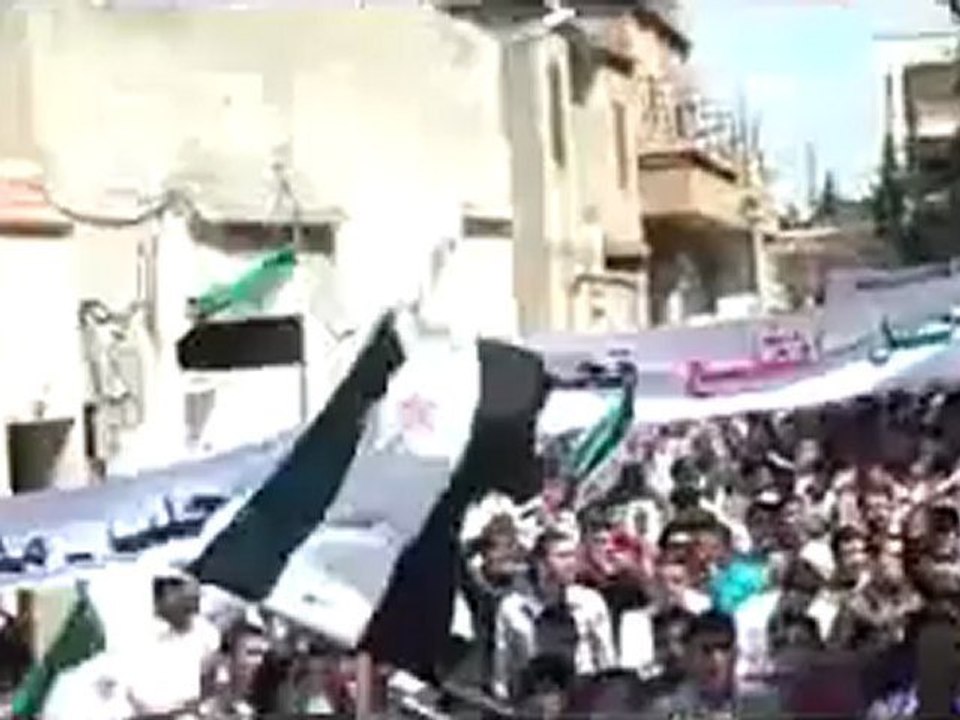 فري برس حلب جمعة الثورية لكل السوريين مظاهرة اعزاز  13 4 2012 ج5 Aleppo