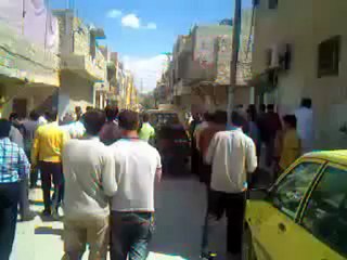 فري برس حلب الحيدرية مظاهرة بعد صلاة الجمعة 13 4 2012Aleppo