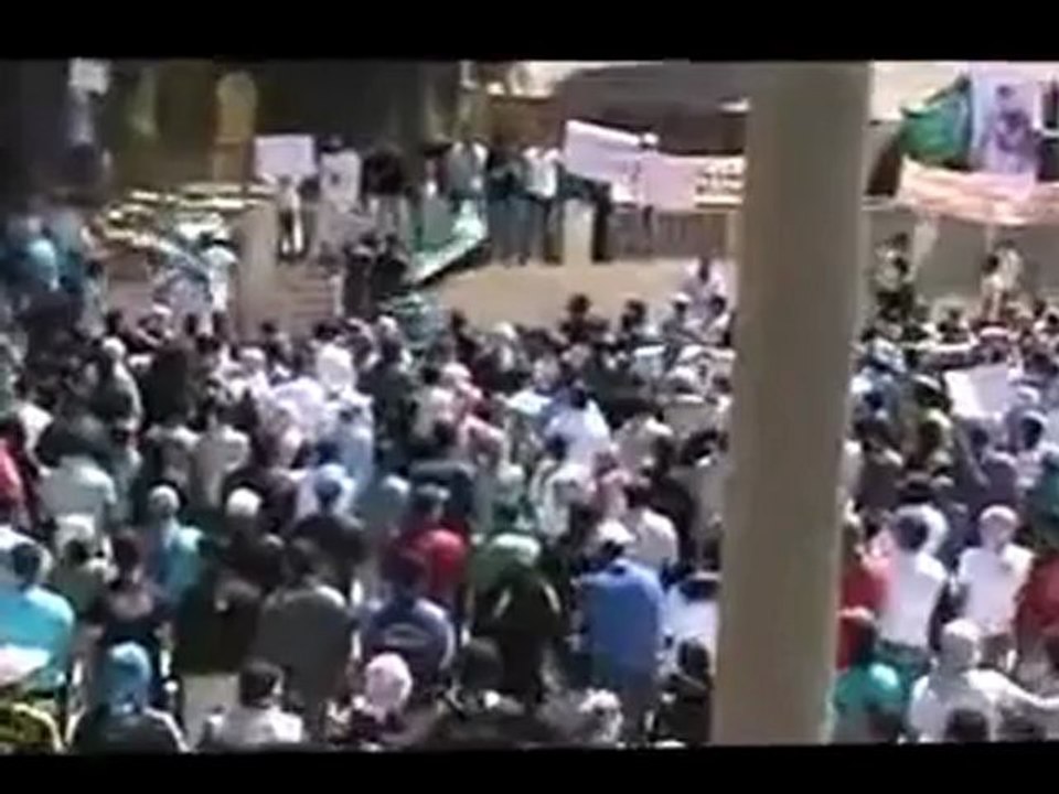 فري برس الحسكة غويران مظاهرة جمعة ثورة لكل السوريين  13 4 2012  ج2 ALhasaka