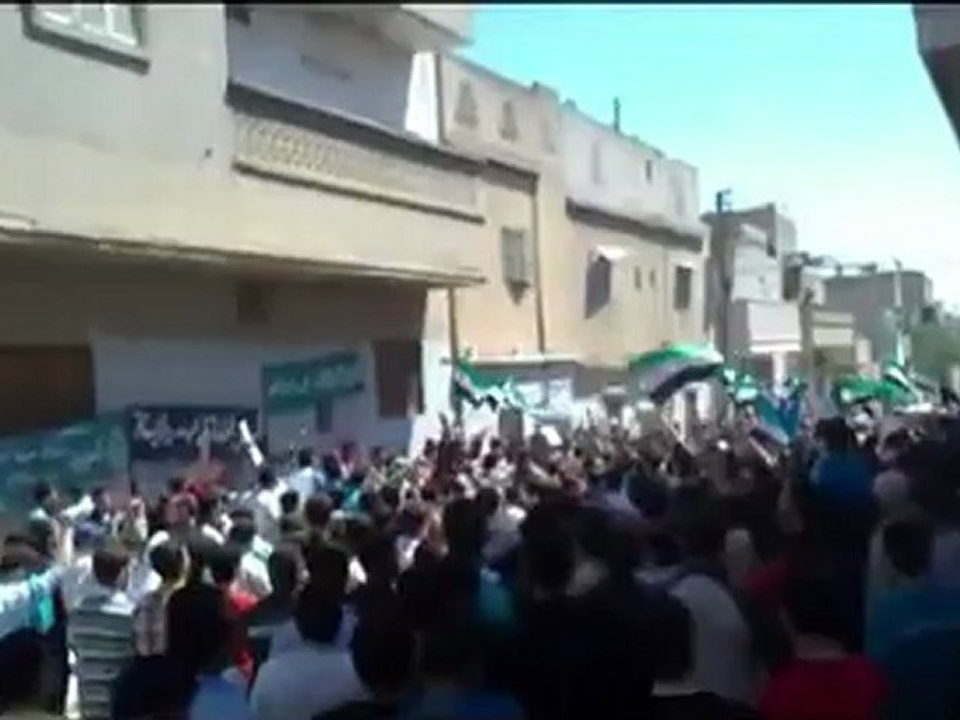 فري برس حماة  المحتلة الحميدية جمعة ثورة لكل السوريين مظاهرة حاشدة 13 4 2012 Hama