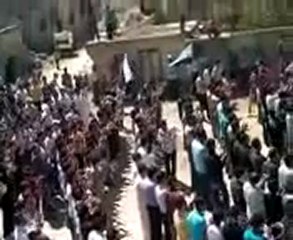 فري برس الشيخ مسكين درعا ثورة كل السورين 13 04 2012 ج2 Daraa