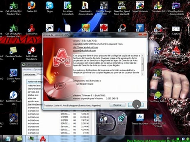 tutorial alcohol 120%