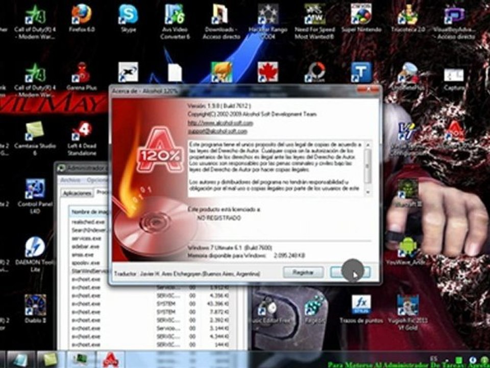 tutorial alcohol 120%