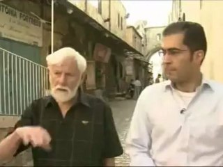 Sami Zeidan with Uri Avnery - 04 Jun 07