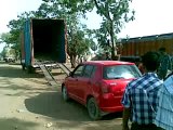 RED SIFWT CAR LOADING BY C L S PACKERS & MOVERS JAMSHEDPUR