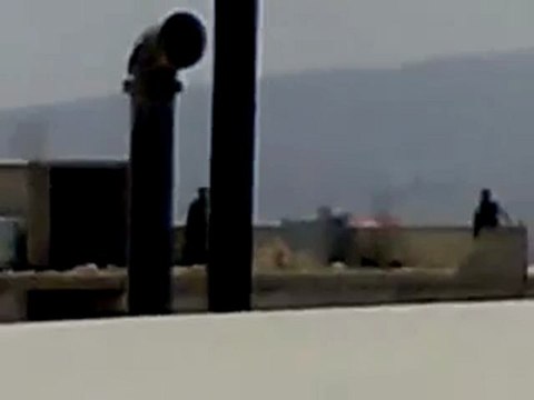 فري برس ريف دمشق معضمية الشام إنتشار القناصة على اسطح المباني13 04 2012 Damascus