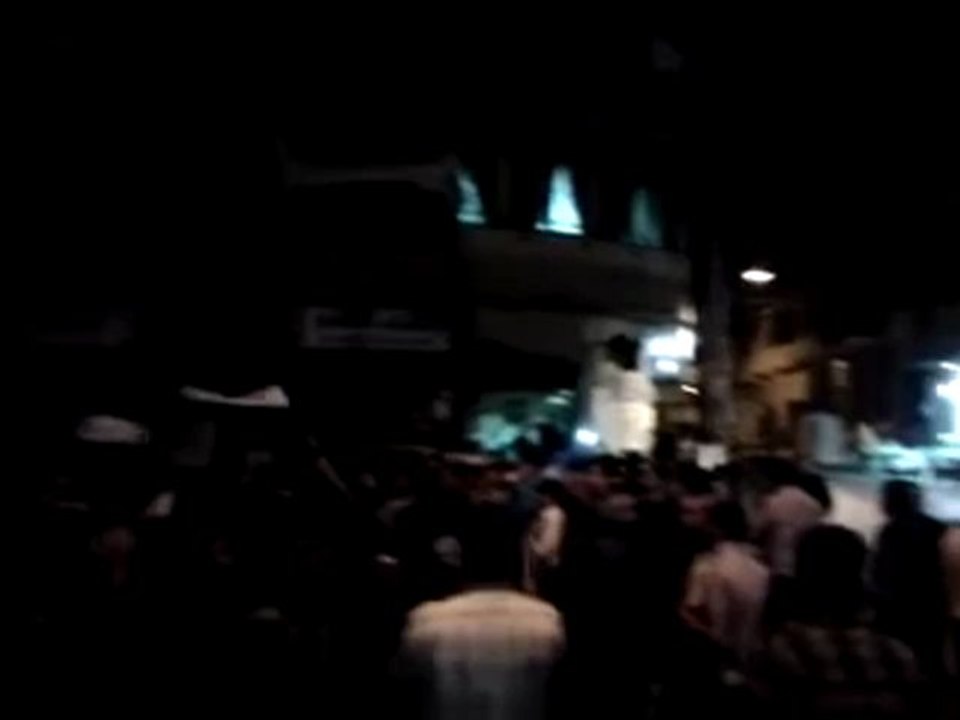 فري برس ريف دمشق مظاهرة مسائية زملكا ريف دمشق   13 4 2012  ج1 Damascus