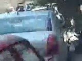فري برس ريف دمشق زملكا هجوم عصابات الأسسد على المظاهرة واطلاق النار على المتظاهرين وسقوط عدد من الجرحى 13 4 2012 Damascus