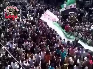 فري برس ريف دمشق خافو الله يا عرب دوما 13 4 2012 Damascus