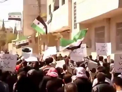 فري برس ريف دمشق حرستا جمعة ثورة لكل السوريين 13 4 2012 ج3 Damascus