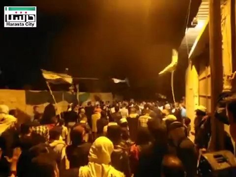 فري برس ريف دمشق حرستا مسائية جامع البركات جمعة ثورة لكل السوريين ج1 Damascus