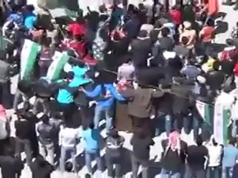 فري برس ريف دمشق القلمون قارة جمعة ثورة لكل السورين 13 4 2012 ج3 Damascus