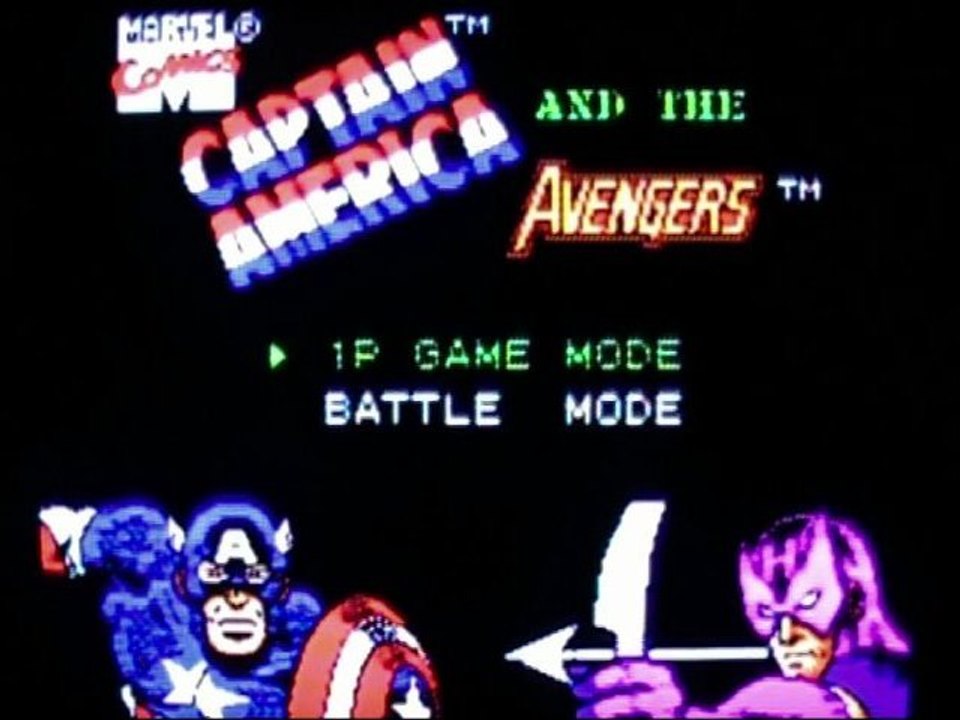 First Level - Test - Captain America and The Avengers - Nintendo