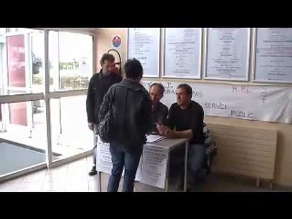 Pétition de soutien au service Entretien-Brancardage